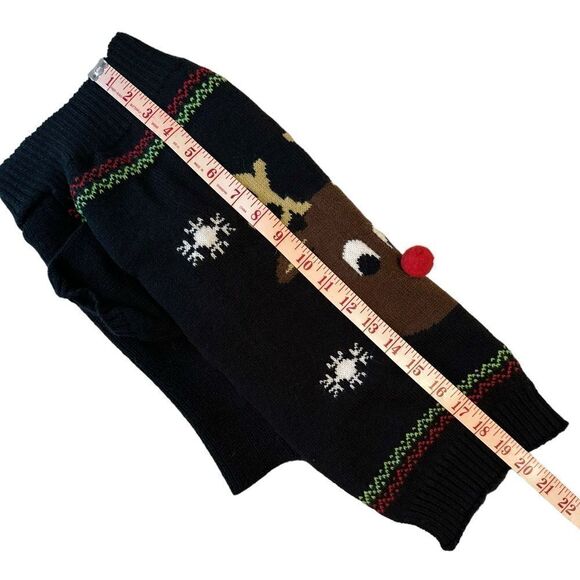 Festive knitted Reindeer Dog sweater size Small - Picture 6 of 6